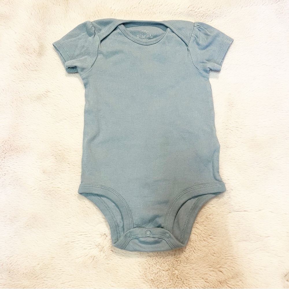 LITTLE PLANET Organic By Carter’s Blue Onesie 18 Months